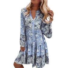 Vestido Hippie Elegante para Invitadas de Tallas Grandes