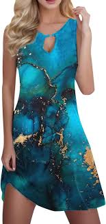 Vestidos Cortos de Fiesta Hippie Chic Allegorly con Bolsillos