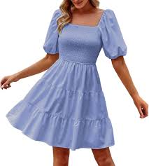 Vestido Cuadrado Elegante para Vacaciones - Perfecto para Bodas