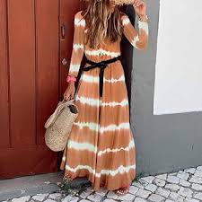 Vestido Largo de Fiesta Hippie Chic Fansu - Elegancia y Estilo