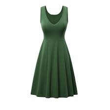Vestido Largo Hippie Verde Botella - Elegancia Informal para el Exterior