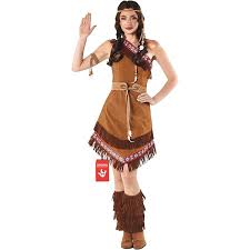 Disfraz Adulto Vestido Marrón - Estilo Hippie