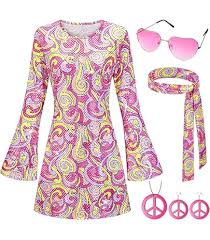 Disfraz Hippy Multicolor Para Mujer - Conquista la Playa con Estilo