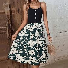 YWLINK Elegante Volantes Minivestido para Vacaciones - Perfecto para Novias Hippies