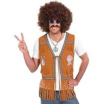 Chaleco Disfraces Carnaval de Fun Shack - Perfecto para tu disfraz de hippie hombre