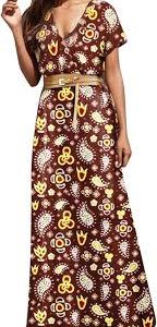 Vestido Bohemio Watopi con Cinturón - Estilo Hippie Chic