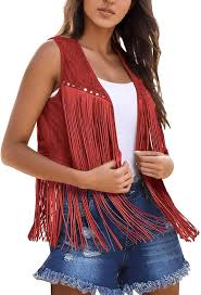 Chaleco Sintético: La Combinación Perfecta para Vestidos Hippies Rojos