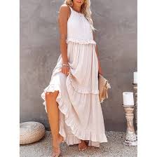 ZIMAGU Vestido Elegante con Volantes para un Estilo Único