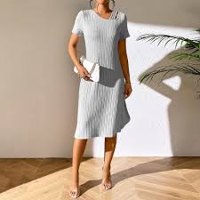 Vestido de Comunión Casual Elegante para Madrinas de 50 Años