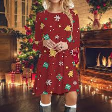 Vestido Festivo Elegante para Noche de Navidad - Estilo Hippie