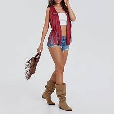 Chaleco Sintético CocMouse: Tu Compañero Perfecto para un Look Hippie Chic