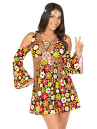 Disfraz Leg Avenue 85610 Starflower: La Elegancia Hippie en un Solo Vestido