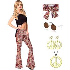 Disfraz Pantalones Carnaval Vestido Discoteca para Mujeres