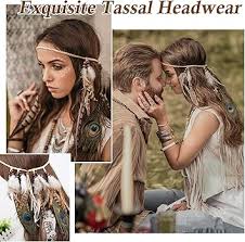 Disfraz Bohemio Diadema para Festival y Carnaval