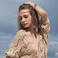 Conjunto de Pendientes y Pulsera Carnaval LOLIAS - Estilo Indio Hippy Pintado a Mano