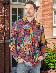 Camisa Hippie para Hombre - Estilo Bohemio y Colorido