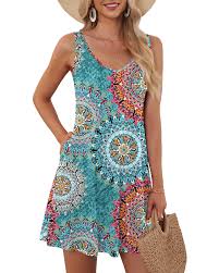 Camiseta Informal AUSELILY: Tu aliado perfecto en vestidos hippies violetas