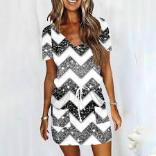 Vestido de Bautizo Estampado con Cinturón y Bolsillos - Estilo Hippie en Tonos Violetas