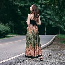 Palazzo Pantalones Pierna Bohemio Lannaclothesdesign - Estilo Hippie para Mujer