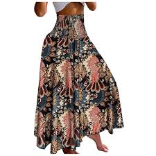 Cordones Estampados Transparente para Faldas Hippie Mujer