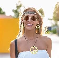Pendientes de Disfraz WILLBOND: ¡Completa tu Look Hippie!