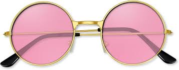 Gafas Hippie Redondas para Mujeres y Hombres - Estilo Bohemio