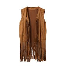 Chaleco Hippie DUHENWU para Festival y Carnaval