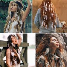 Diadema Plumas Headpiece para Mujer - Estilo Hippie