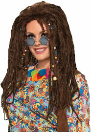 Peluca Hippie Mujer Seventies para un Look Retro