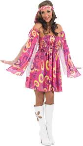 Disfraz Hippie Años 70 para Mujeres - Fun Shack