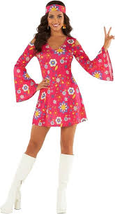 Disfraz Hippie Mujer Años 70 - Vuelve a la Era del Amor Libre