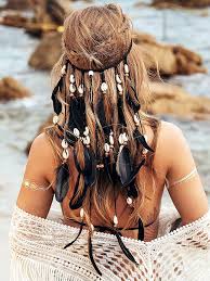 Diadema Bohemia con Cuentas para Mujer - Estilo Hippie Único