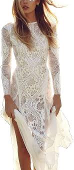 Vestido Barrido Transparente Mermaidhorn - El Toque Hippie Ideal para Tu Boda