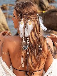 Diadema Bohemias de Lentejuelas para Mujer - Estilo Hippie