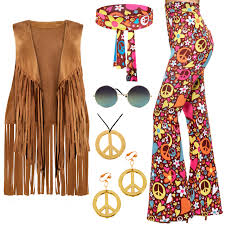 Pantalones Hippie Mujer para Disfraz de Halloween - Spooktacular Creations