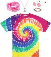 Camiseta Hippie Mujer Disfraz Forfamy - Colorido y Divertido