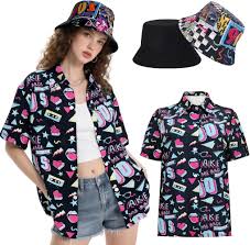 Camiseta Hawaiana Disfraz Informal para Mujer - Ideal para Carnaval