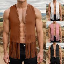 Chaleco Disfraz Hippie para Hombre - Ideal para Carnaval