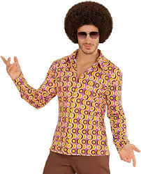 Camisa Retro Años 70 para Hombre - Estilo Hippie