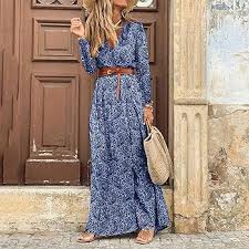 Vestidos Casual Vintage para Mujeres: Estilo Playero y Hippie