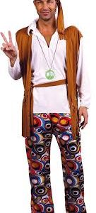 Disfraz Hippie Marrón Talla Grande - La Libertad del Estilo Retro