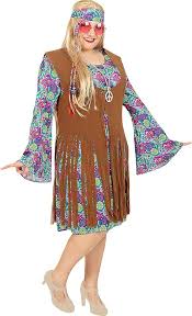 Disfraz Hippie Para Mujer - Talla Grande