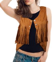 Chaleco Hippie Mujer con Flecos - Estilo Bohemio y Único