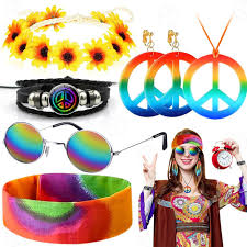 Accesorios Disfraz Hippie - Dale Vida a tu Look Bohemio
