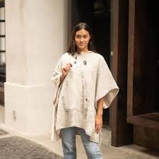 Poncho Invierno Peruano Mexicano Virblatt - Ropa Hippie Mujer Invierno