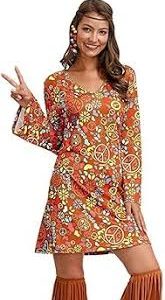 Disfraz Accesorios Discoteca Carnaval FGUUTYM - Ropa Hippie Mujer Invierno