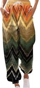 Pantalones Elegantes Elásticos para Mujer - Estilo Hippie para Invierno