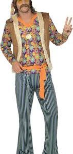 Disfraz de Ropa Hippie para Hombre de los Años 60 - Smiffys 44680
