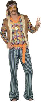 Disfraz de Ropa Hippie para Hombre de los Años 60 - Smiffys 44680