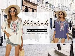 Vestido Bohemio Bordado Vakakado: Estilo Único para Mujeres Hippies